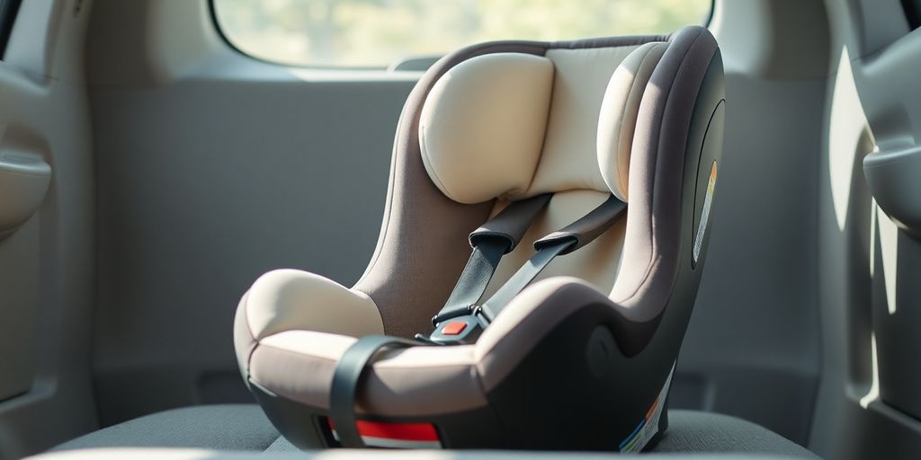 Bebê conforto Maxi Cosi em ambiente acolhedor.