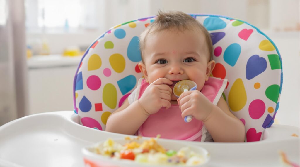 cadeirinha de alimentação