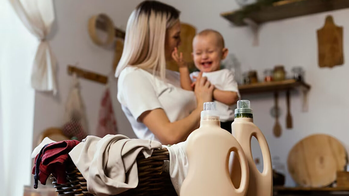 Os Melhores Amaciantes para Roupas de Bebê: Conforto e Segurança para Seu Pequeno 2 mulher de tiro medio segurando uma crianca feliz 23 2148883418 edited