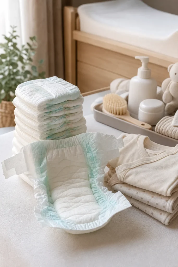 Fraldas que abraçam o bebê com conforto e proteção